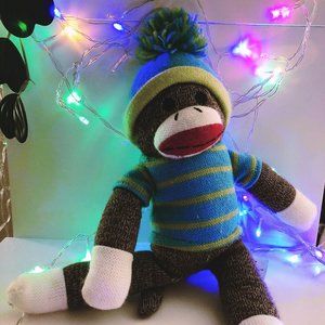 Sock Monkey Doll